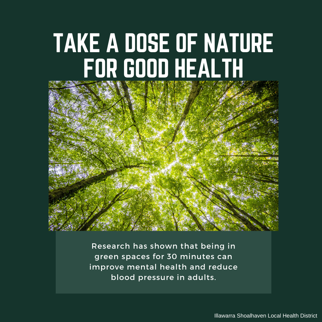 Take a dose of nature for good health