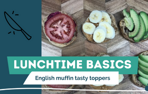 English muffin tasty toppers