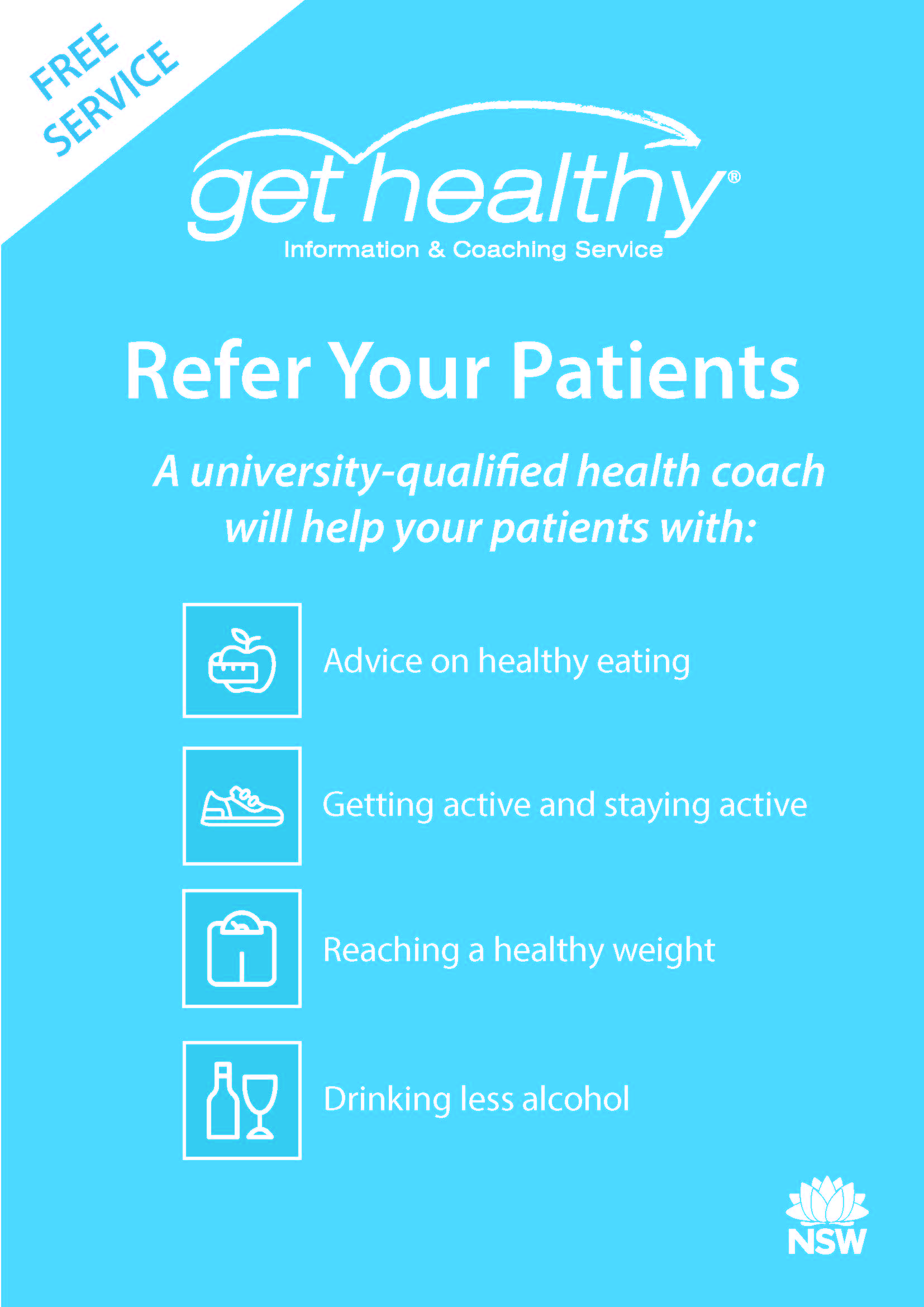 Get Healthy Service - refer your patients