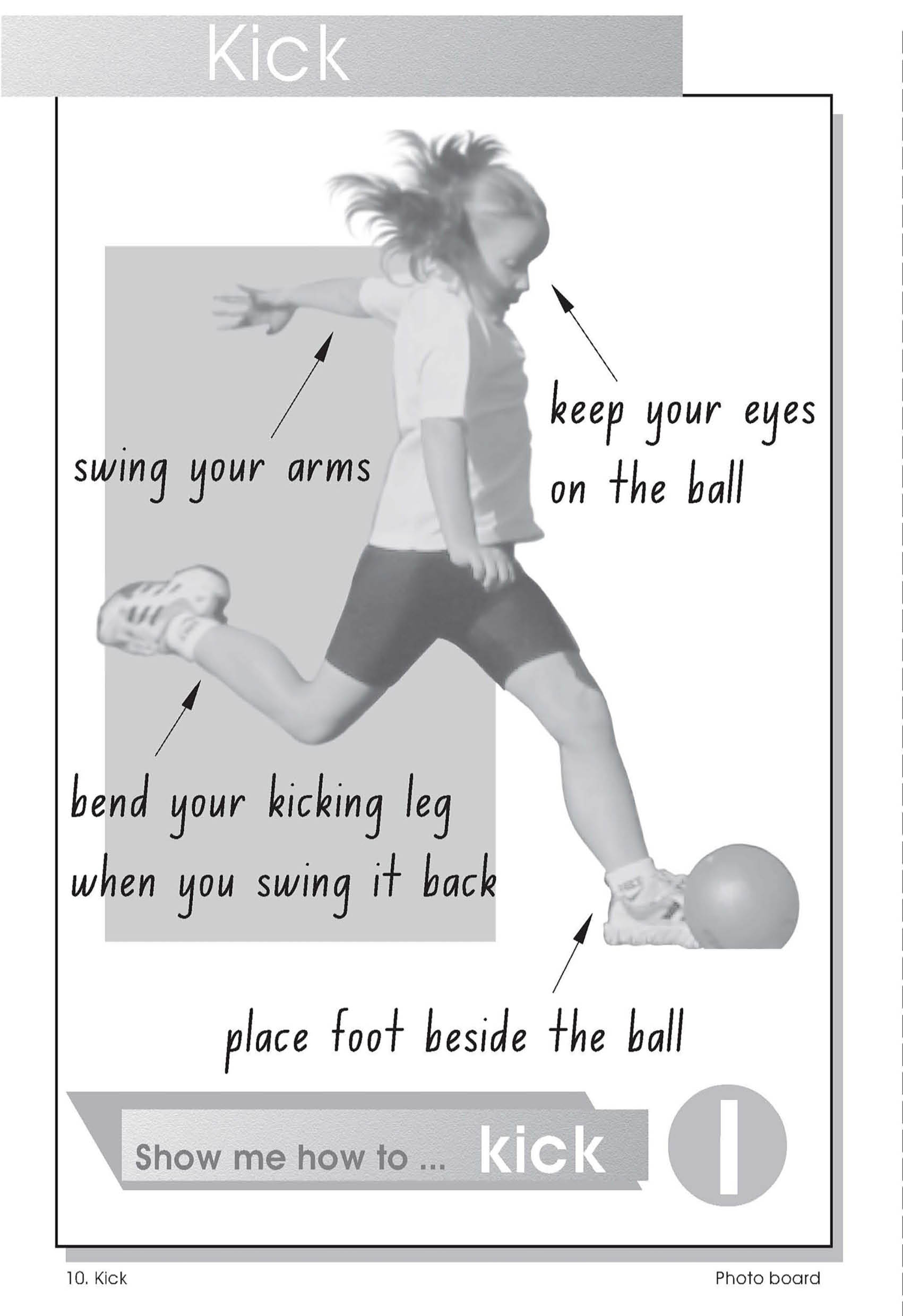 Observational poster - how to kick