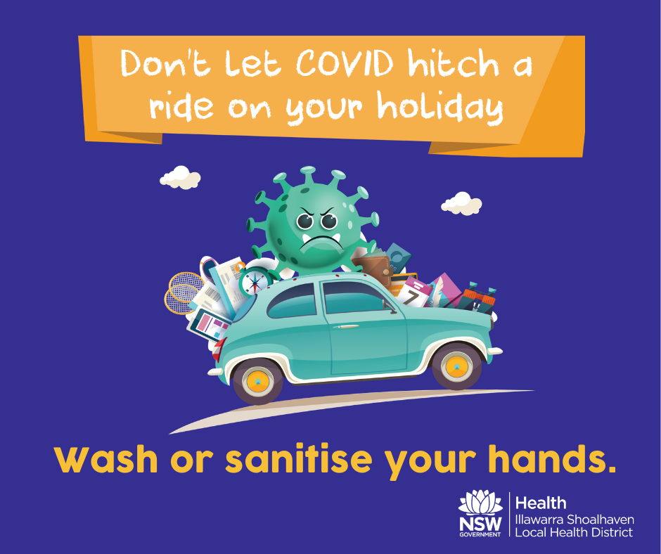 Don't let COVID hitch a ride on your holiday tile 1