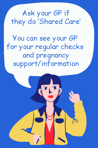 Shared pregnancy care with your GP