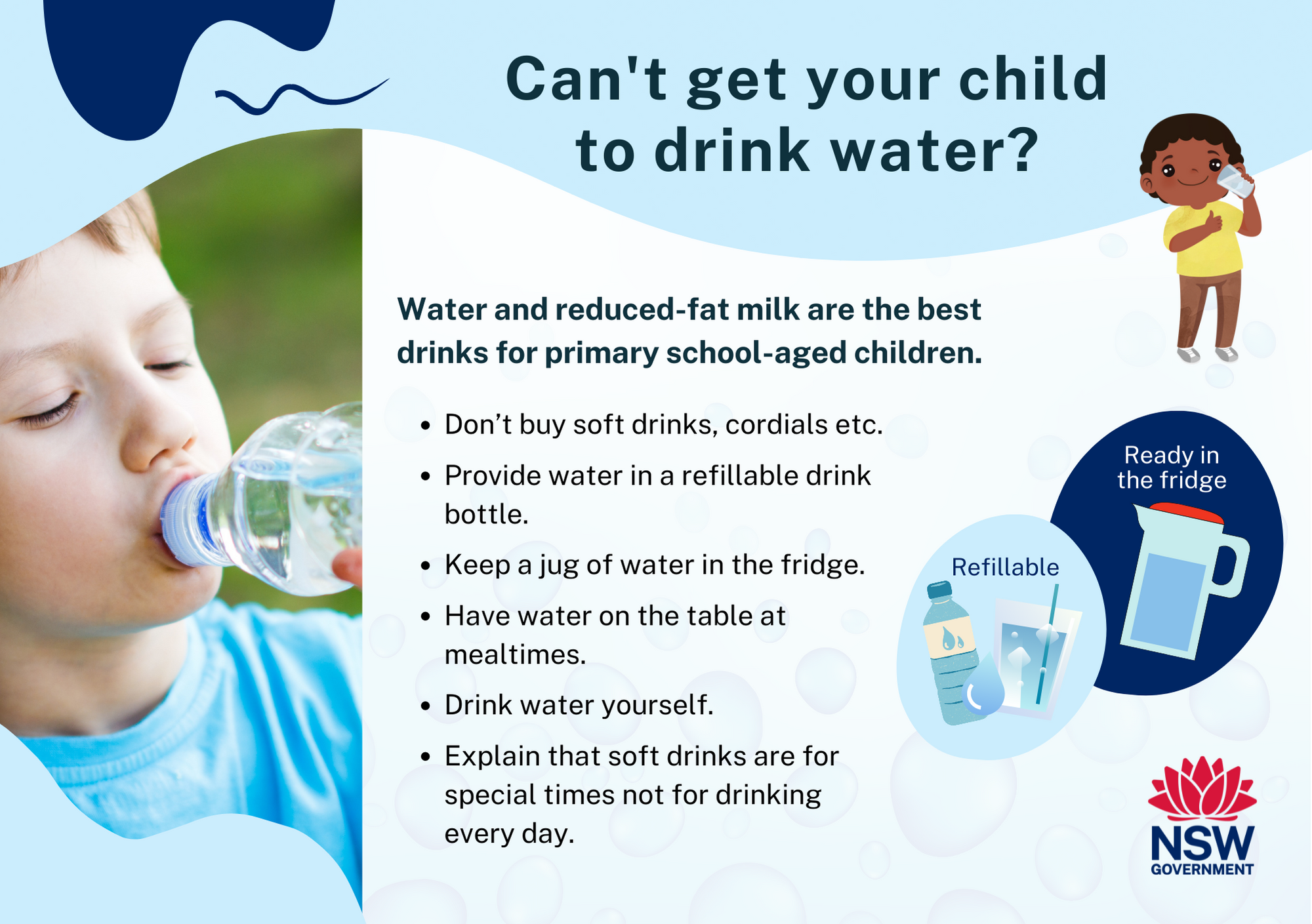 Can't get your child to drink water?