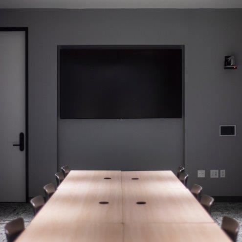 Boardroom, table