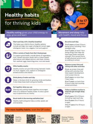 Factsheet with tips