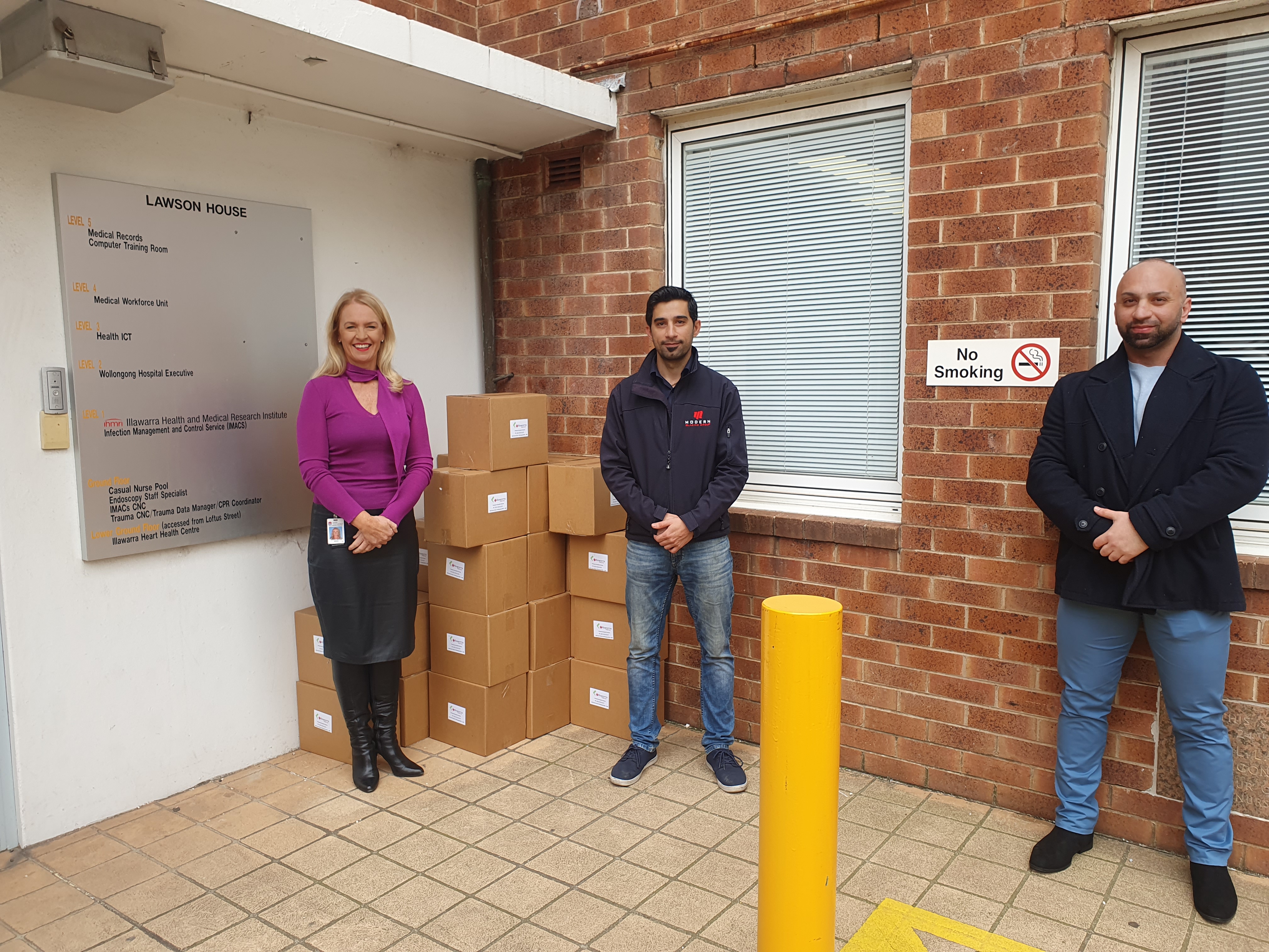 Delivery of care packages from Illawarra Persian Hub