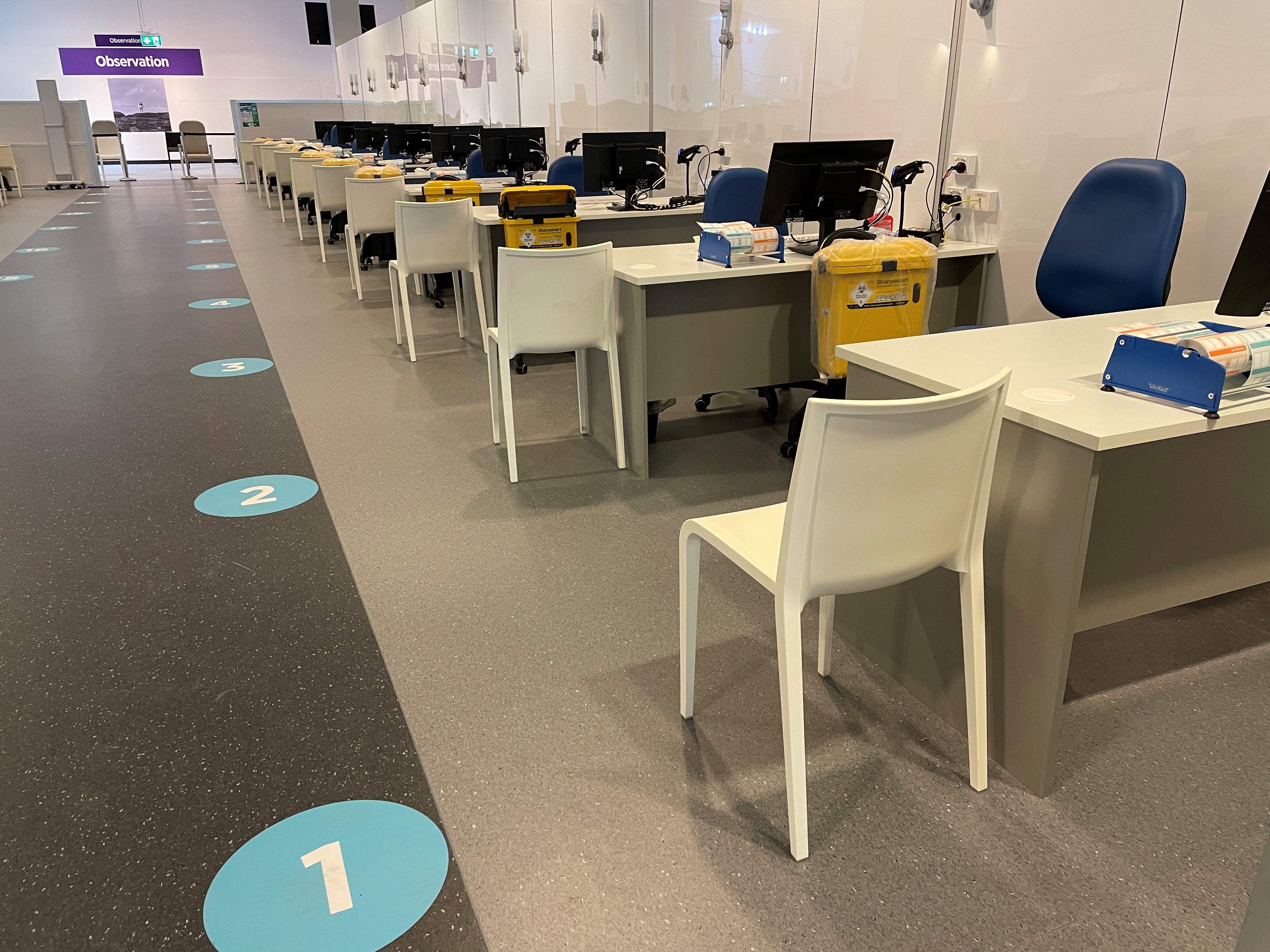 Vaccination room