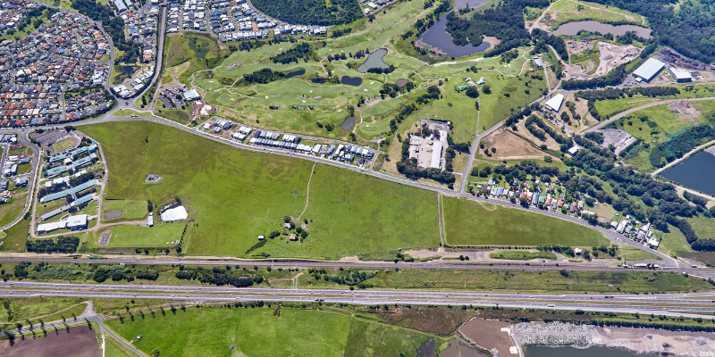 Aerial view of Dunmore preferred site