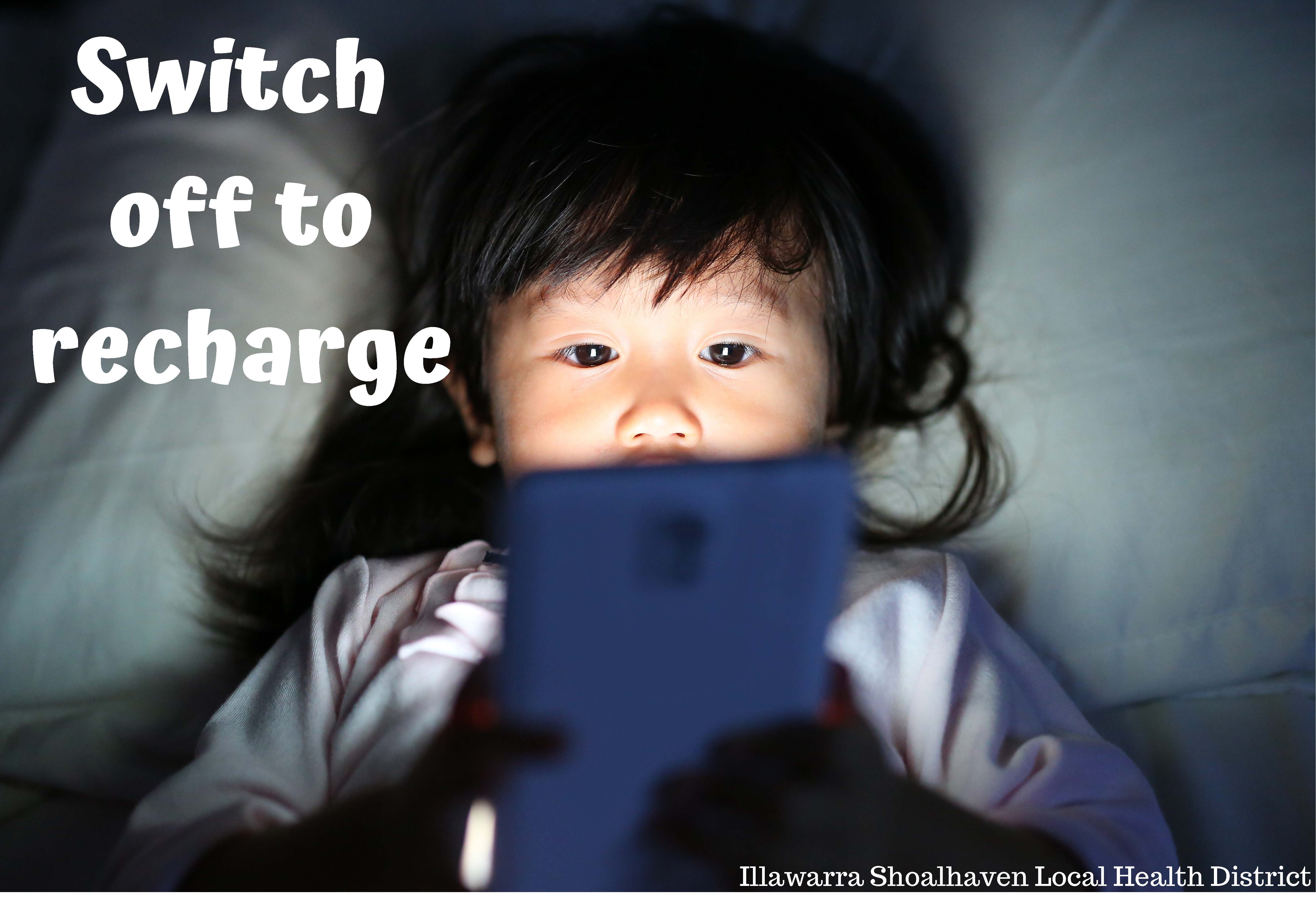 Switch off to recharge - healthy grab