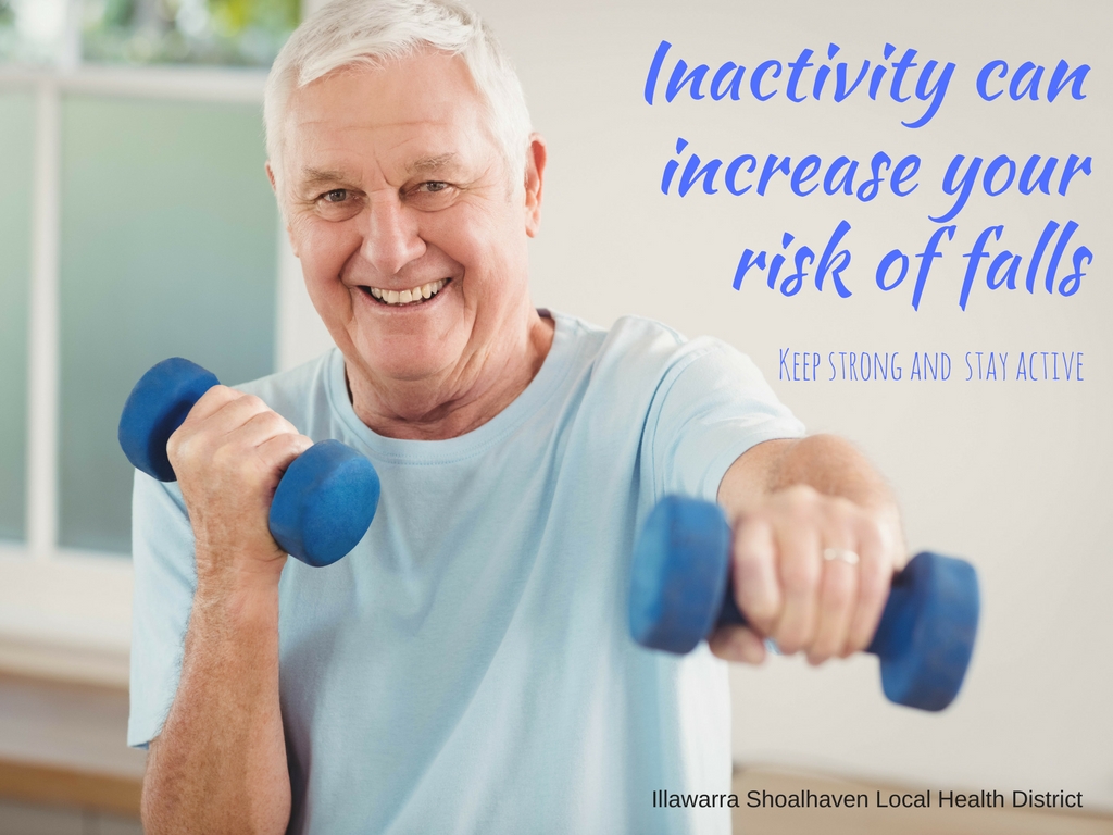 Inactivity can increase your risk of falls - healthy grab