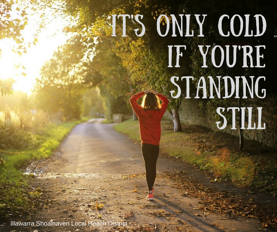 It's only cold if you're standing still - healthy grab