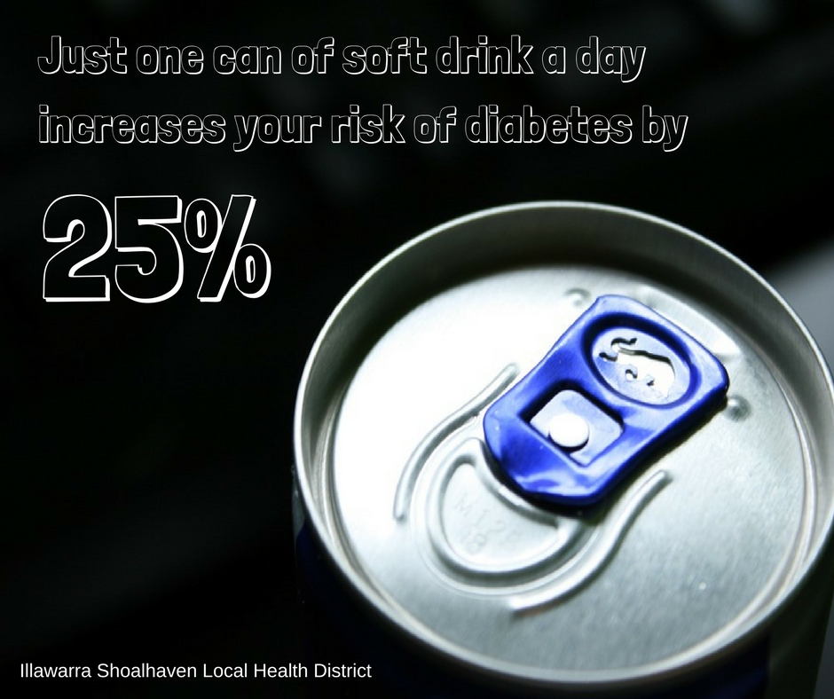 Just one can of soft drink - healthy grab