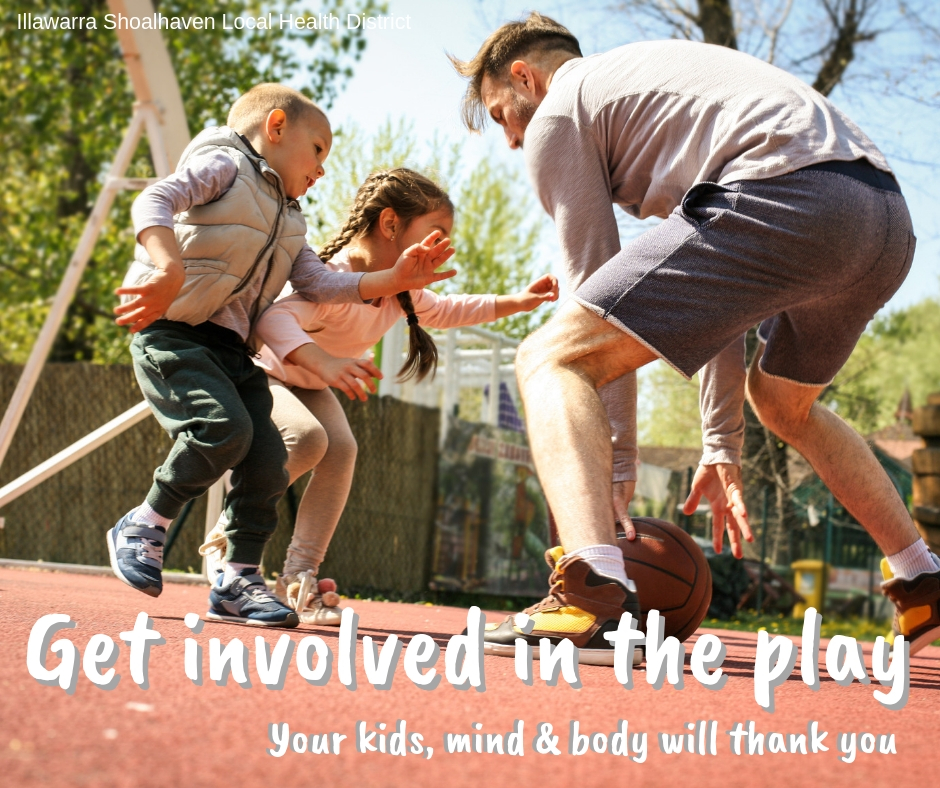 Get involved in the play - healthy grab