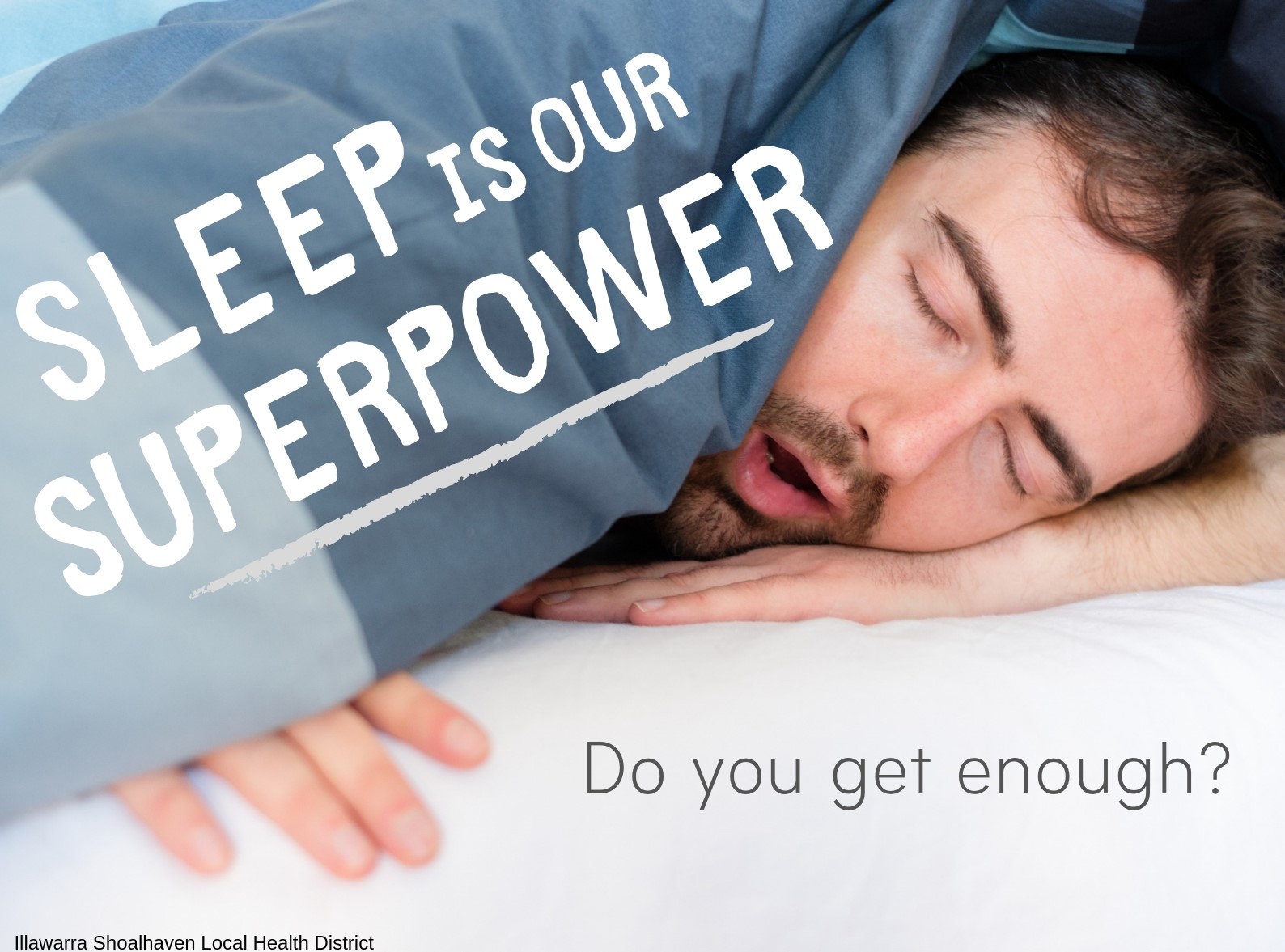 Sleep is our superpower - healthy grab