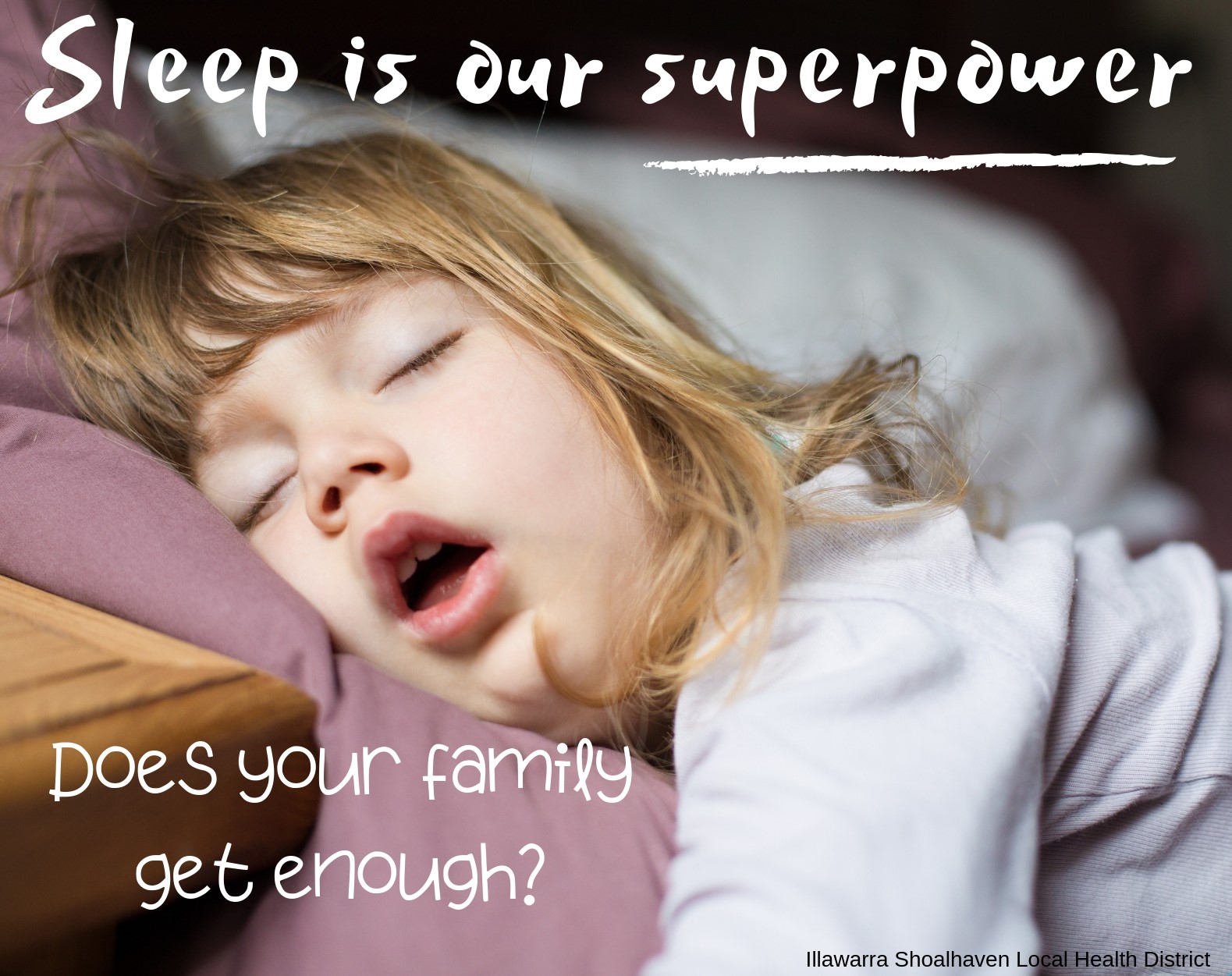Sleep is our superpower - healthy grab