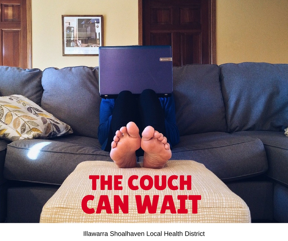 The couch can wait - healthy grab