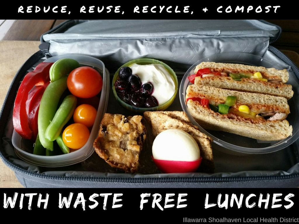 Reduce reuse recycle - healthy grab