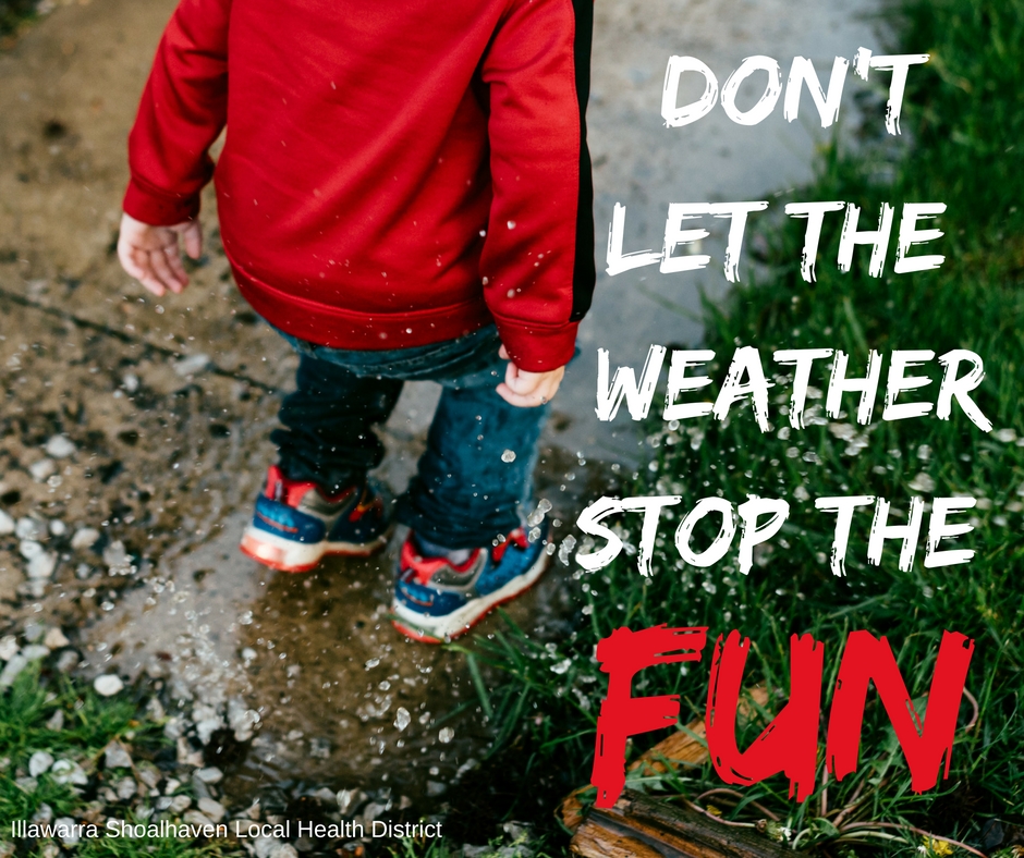 Don't let the weather stop the fun - healthy grab