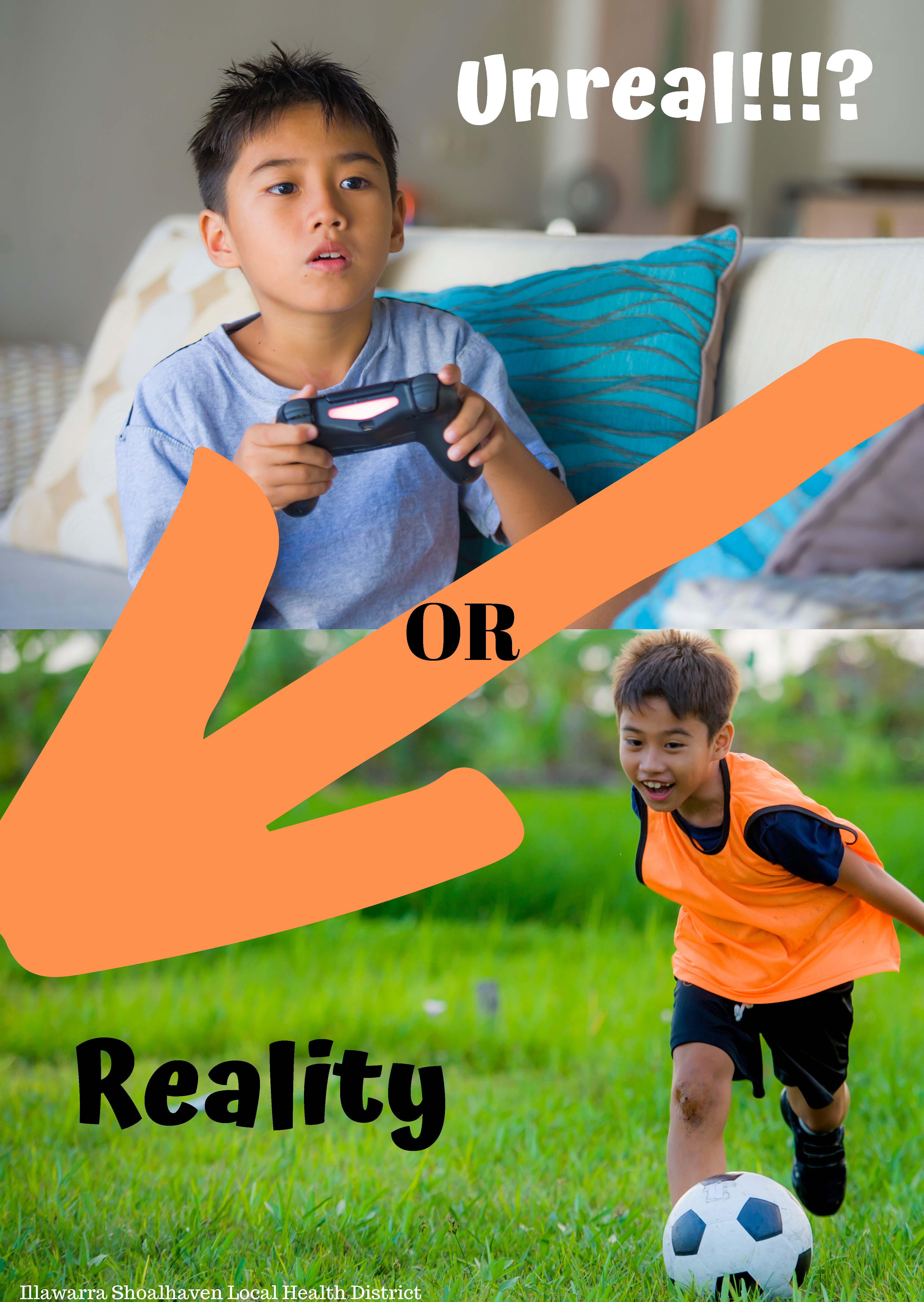 Unreal or reality - healthy grab