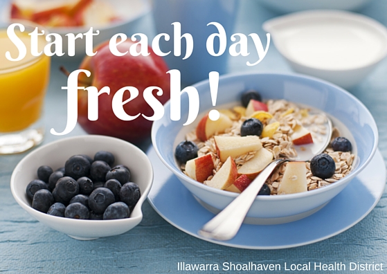 Start each day fresh - healthy grab