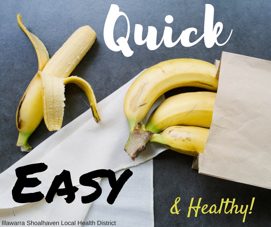 Quick, easy and healthy - healthy grab