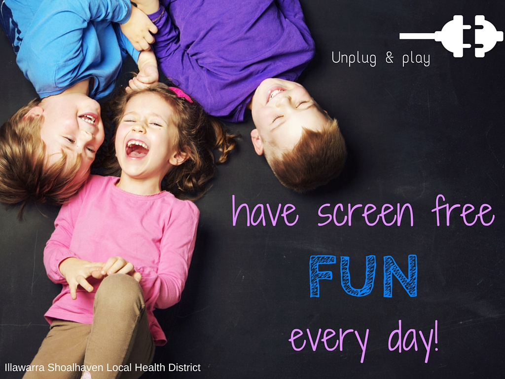 Have screen free fun every day - healthy grab