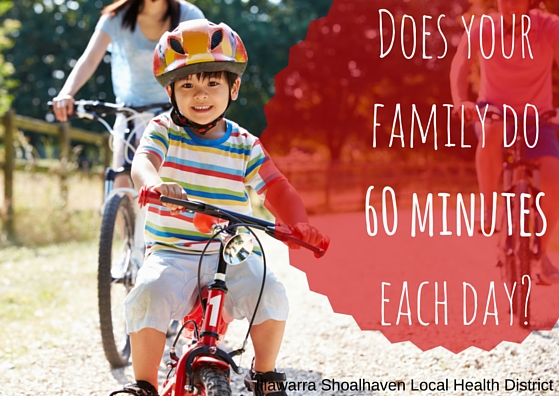 Does your family do 60 minutes each day - healthy grab