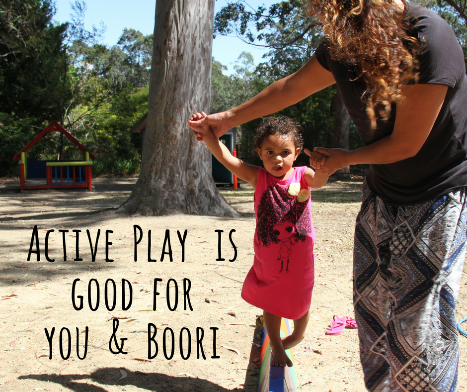Active play is good for you & boori - healthy grab