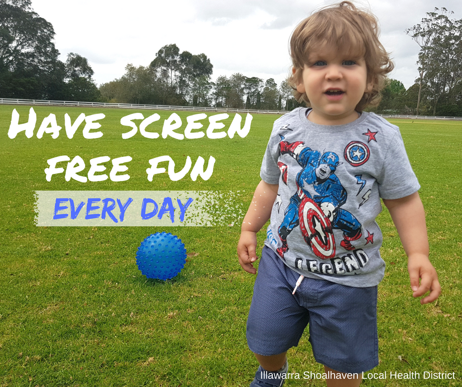 Have screen free fun every day - healthy grab