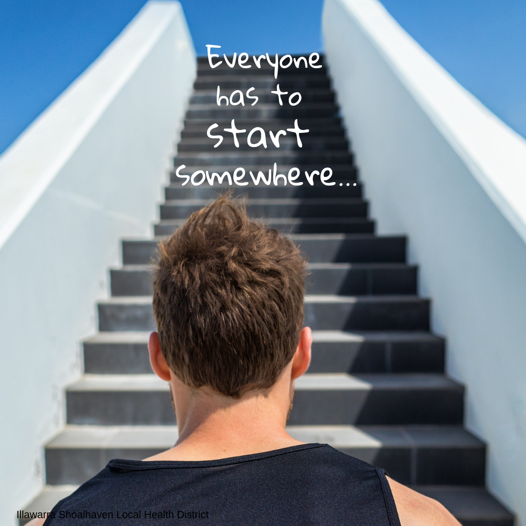 Everyone has to start somewhere - healthy grab