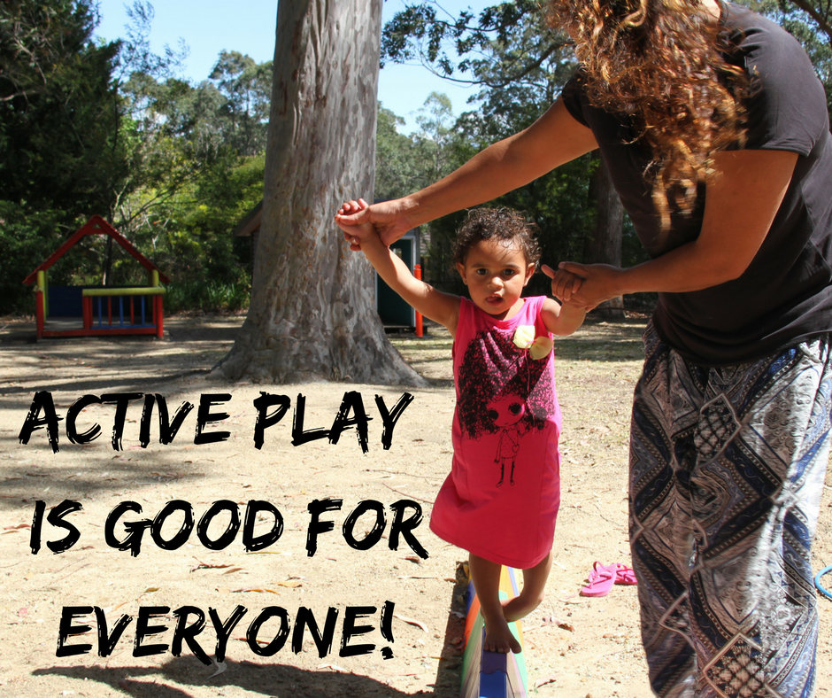 Active play is good for everyone! - healthy grab