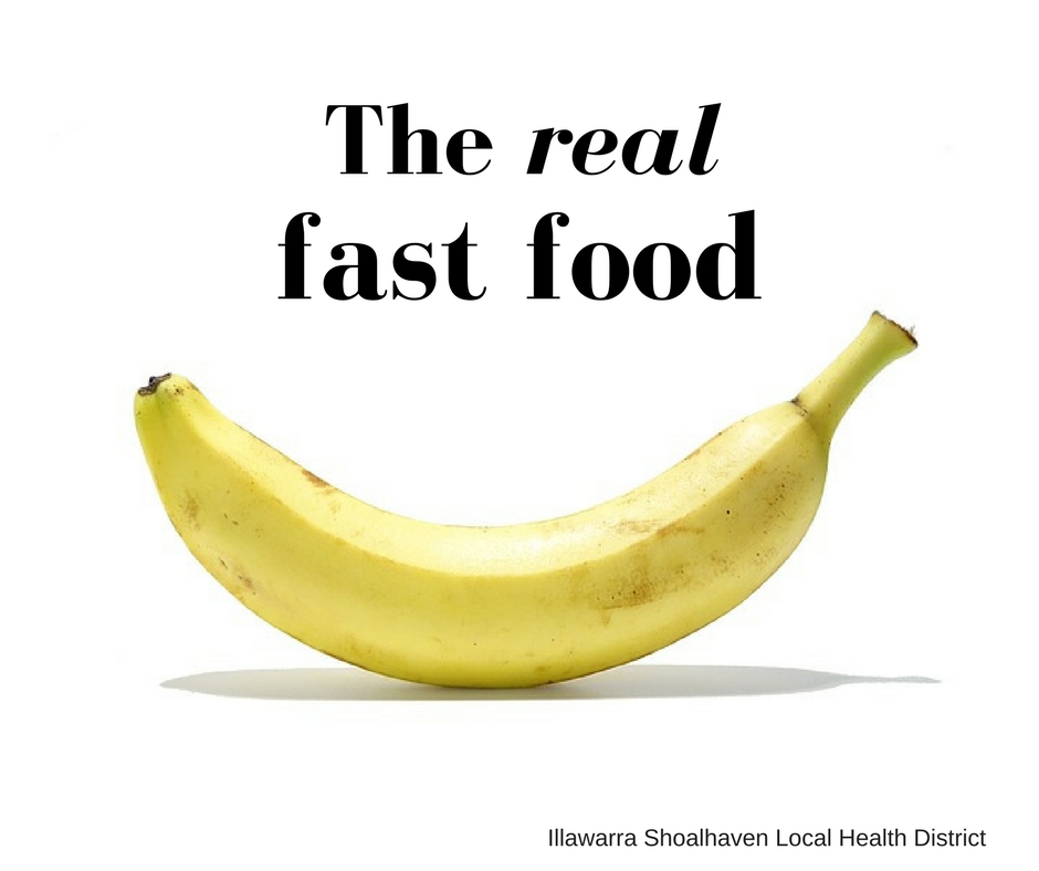 The real fast food - healthy grab