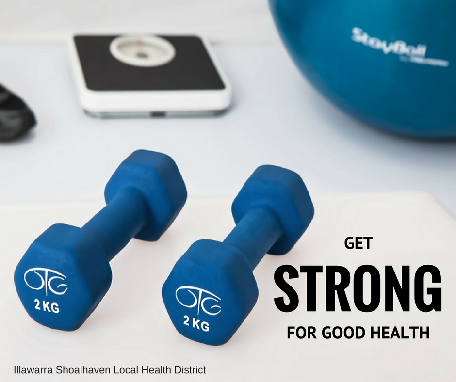 Get strong for good health - healthy grab