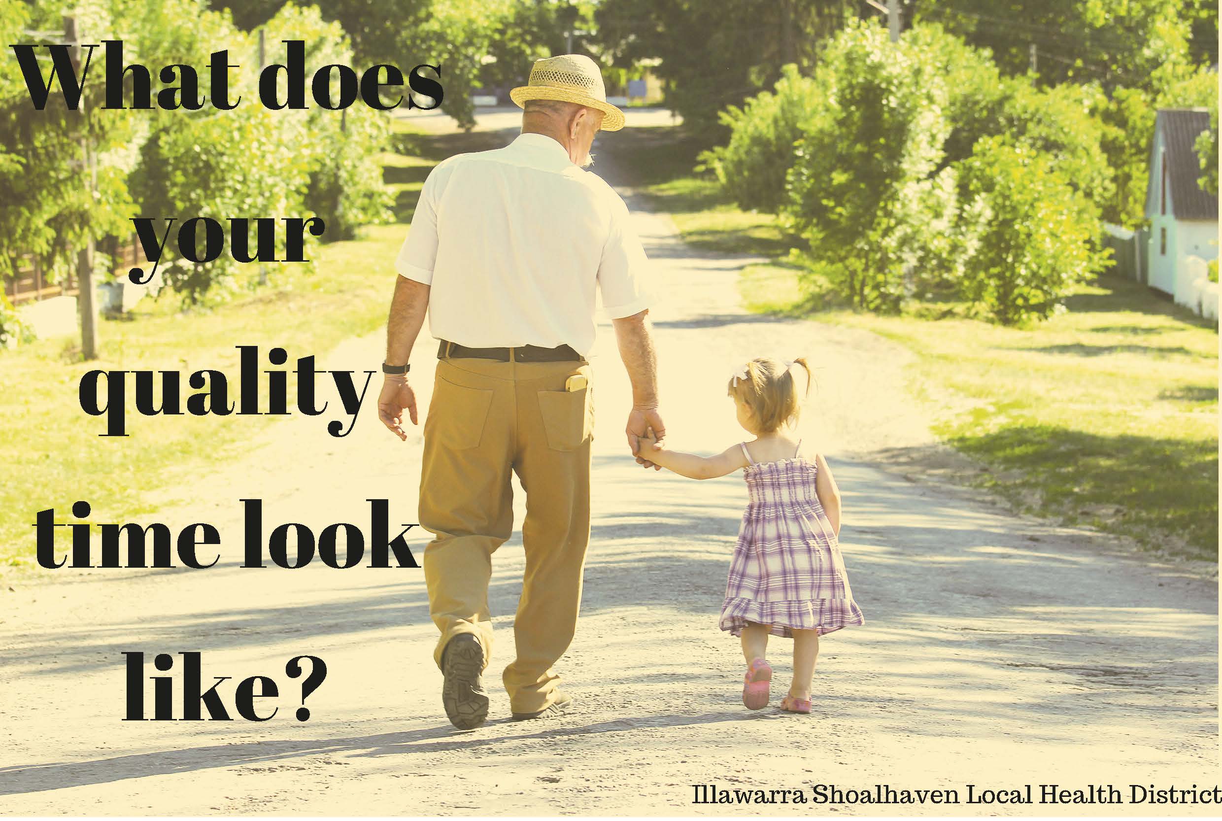 What does your quality time look like - healthy grab
