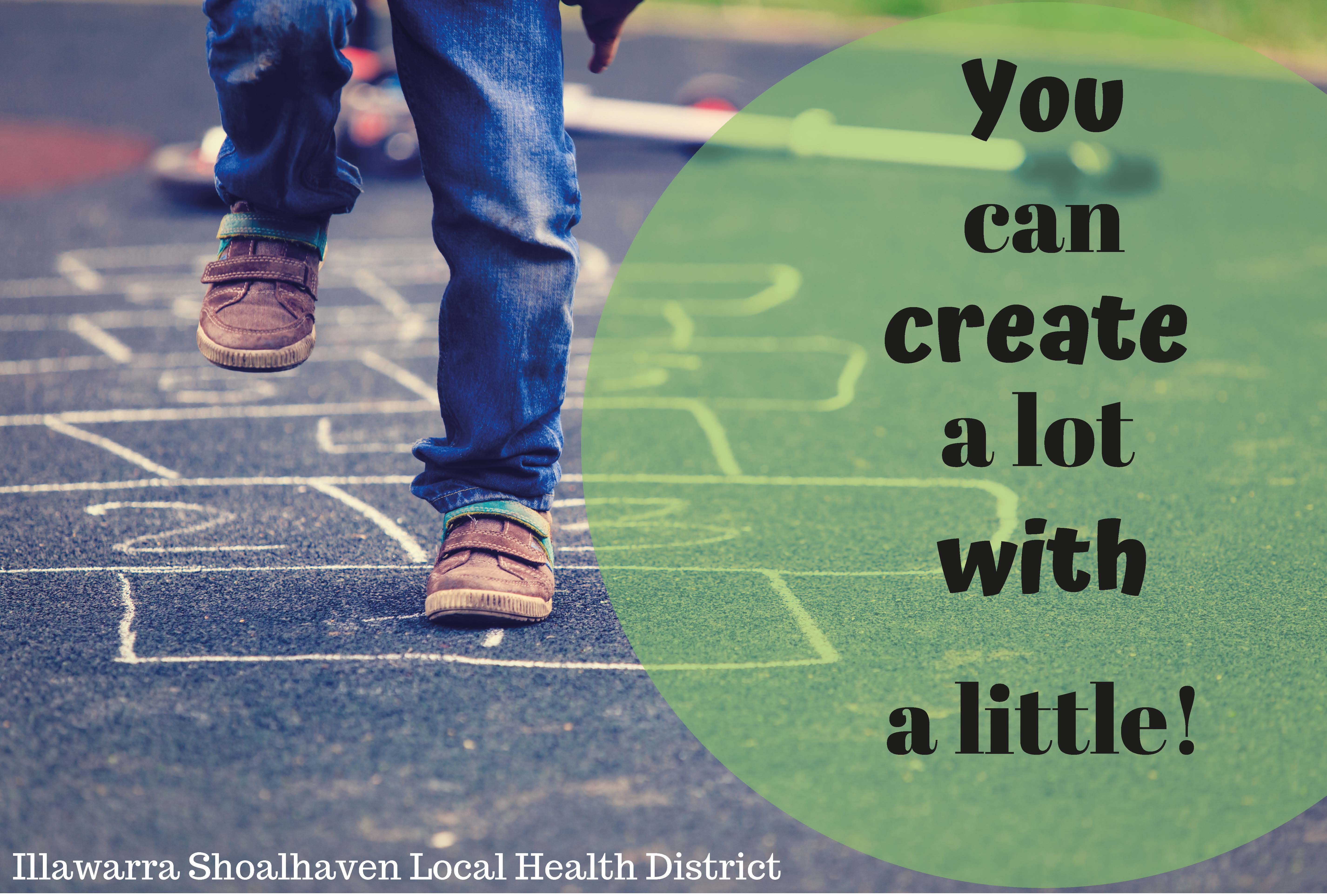 You can create a lot with a little - healthy grab