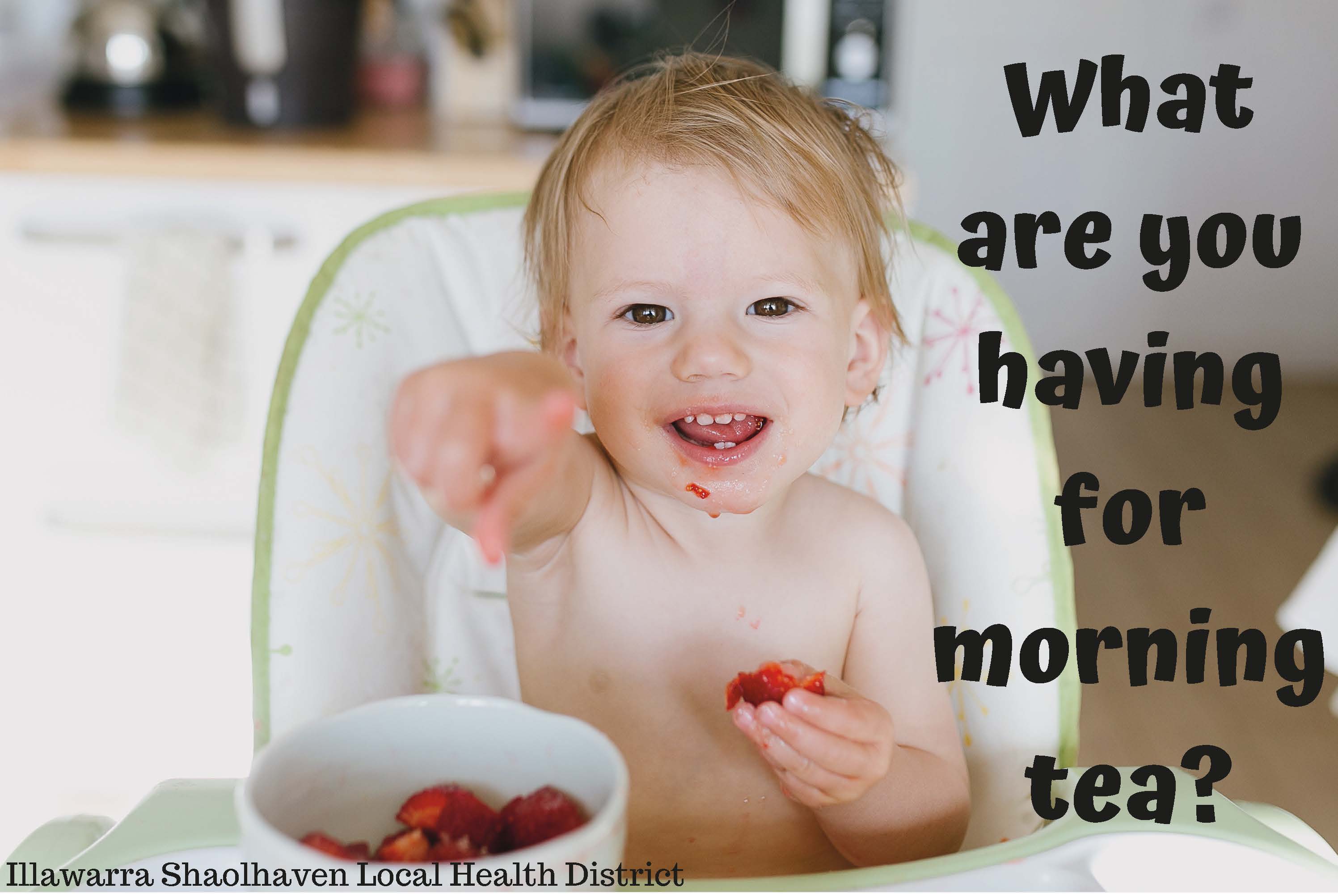 What are you having for morning tea - healthy grab