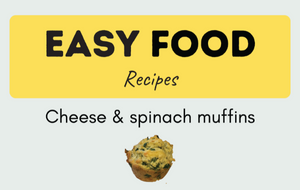 Cheese & spinach muffins