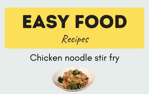 Chicken noodle stir fry