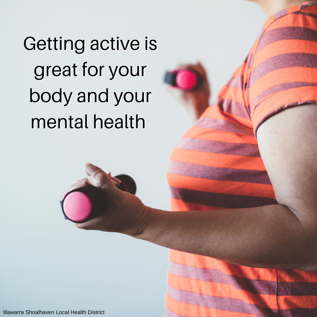 Getting active is great for your body and mental health