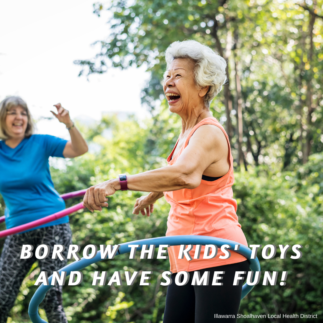 Borrow the kids' toys and have some fun!