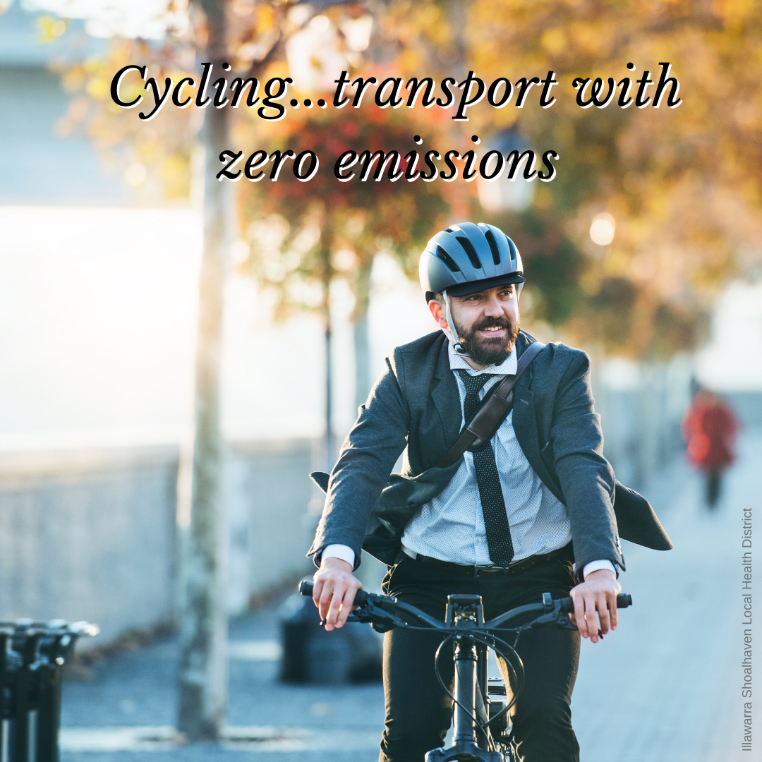Cycling. Transport with zero emissions