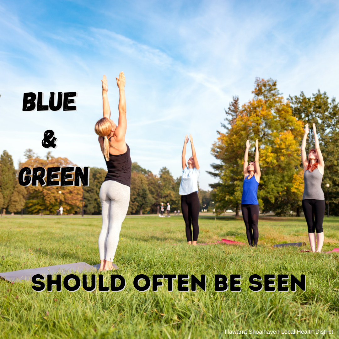 Blue and green should often be seen