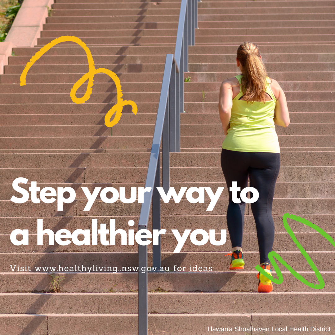 Step your way to a healthier you.