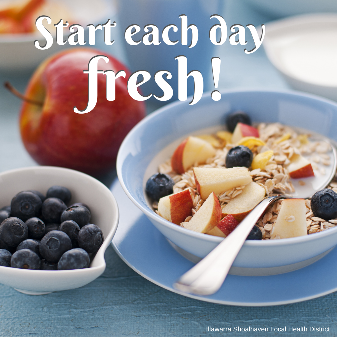 Start each day fresh