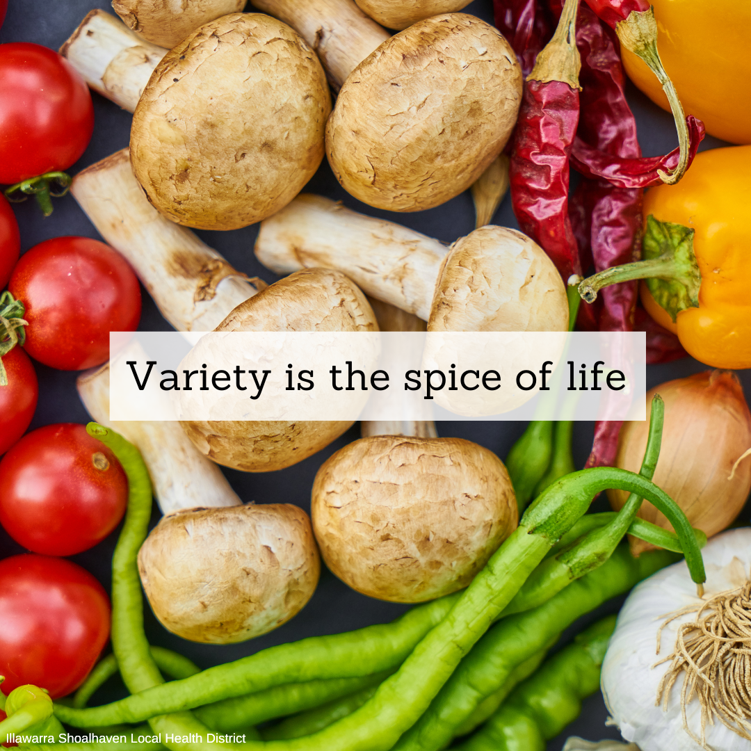 Vegetable variety is the spice of life