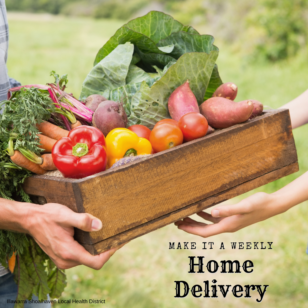 Home delivery veggie box