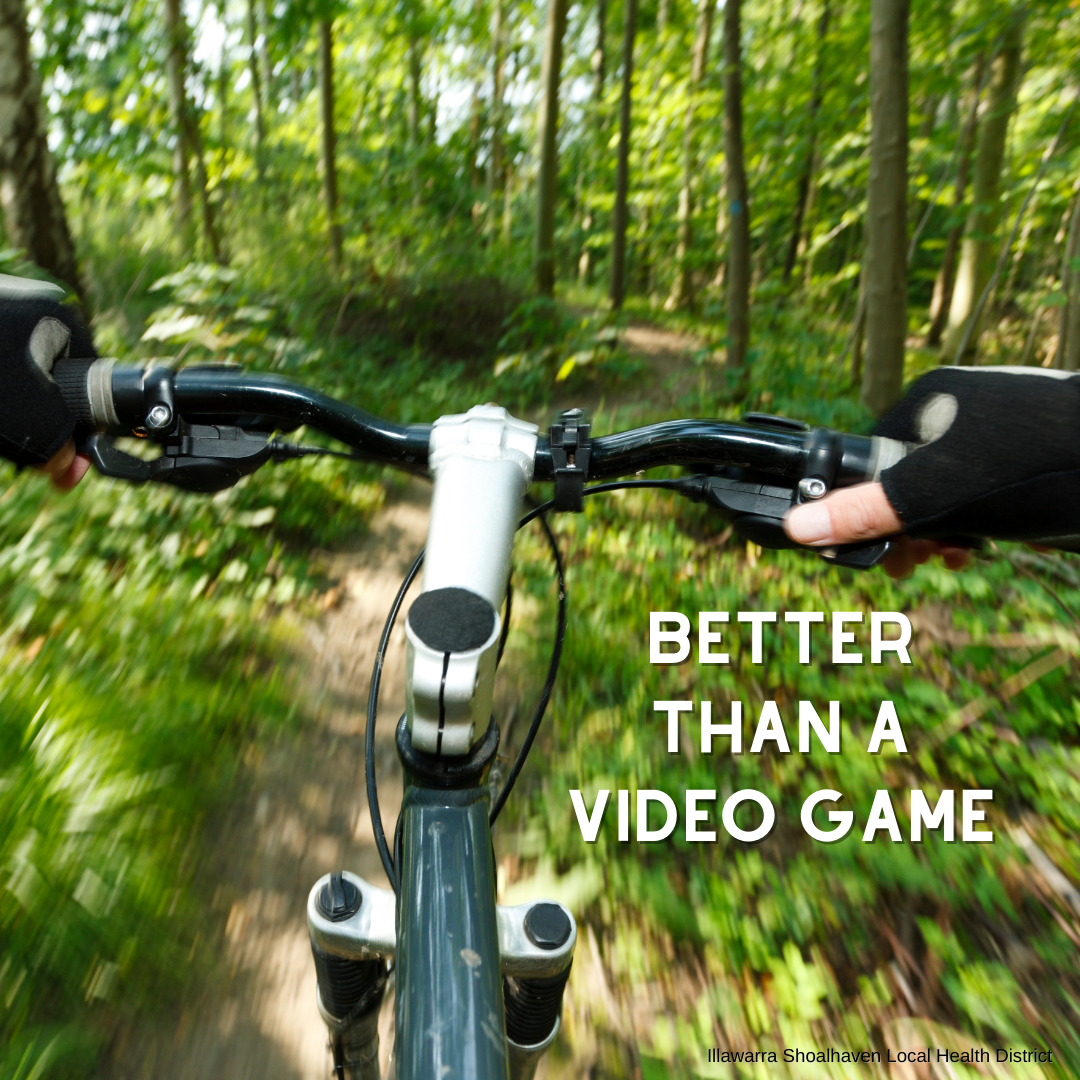 Mountain biking - better than a video game