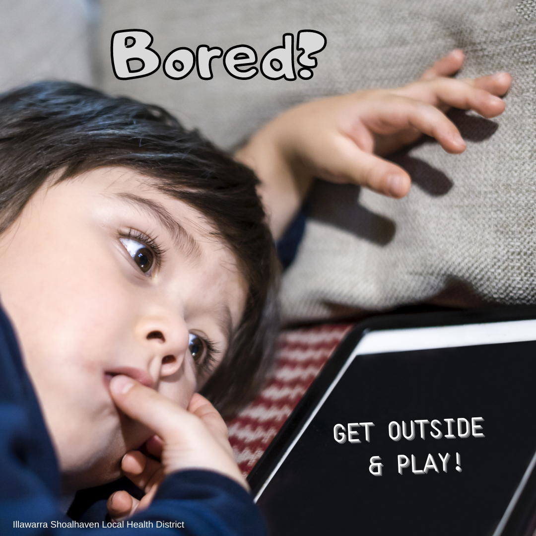 Bored? Get outside and play