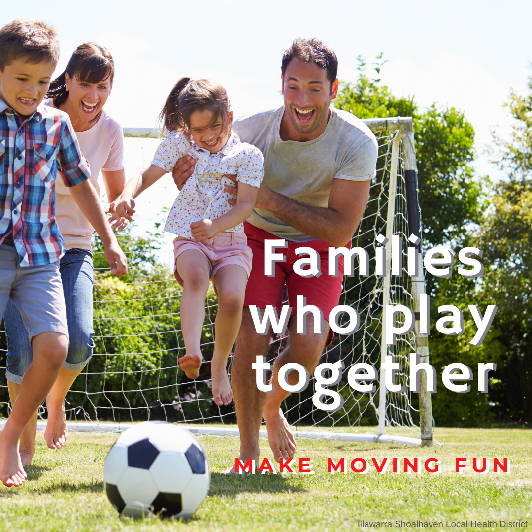 Families who play together make moving fun