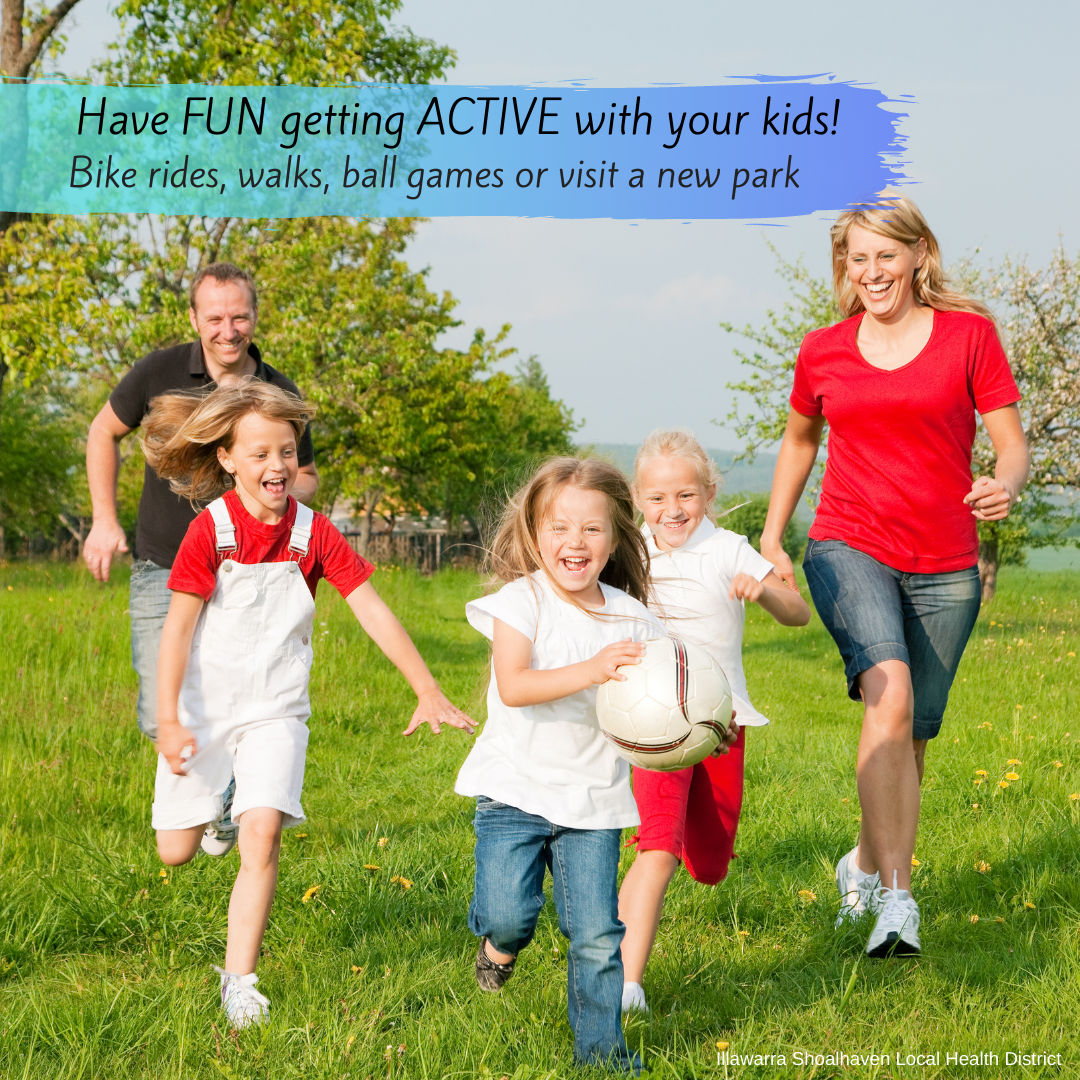 Have fun getting active with your kids